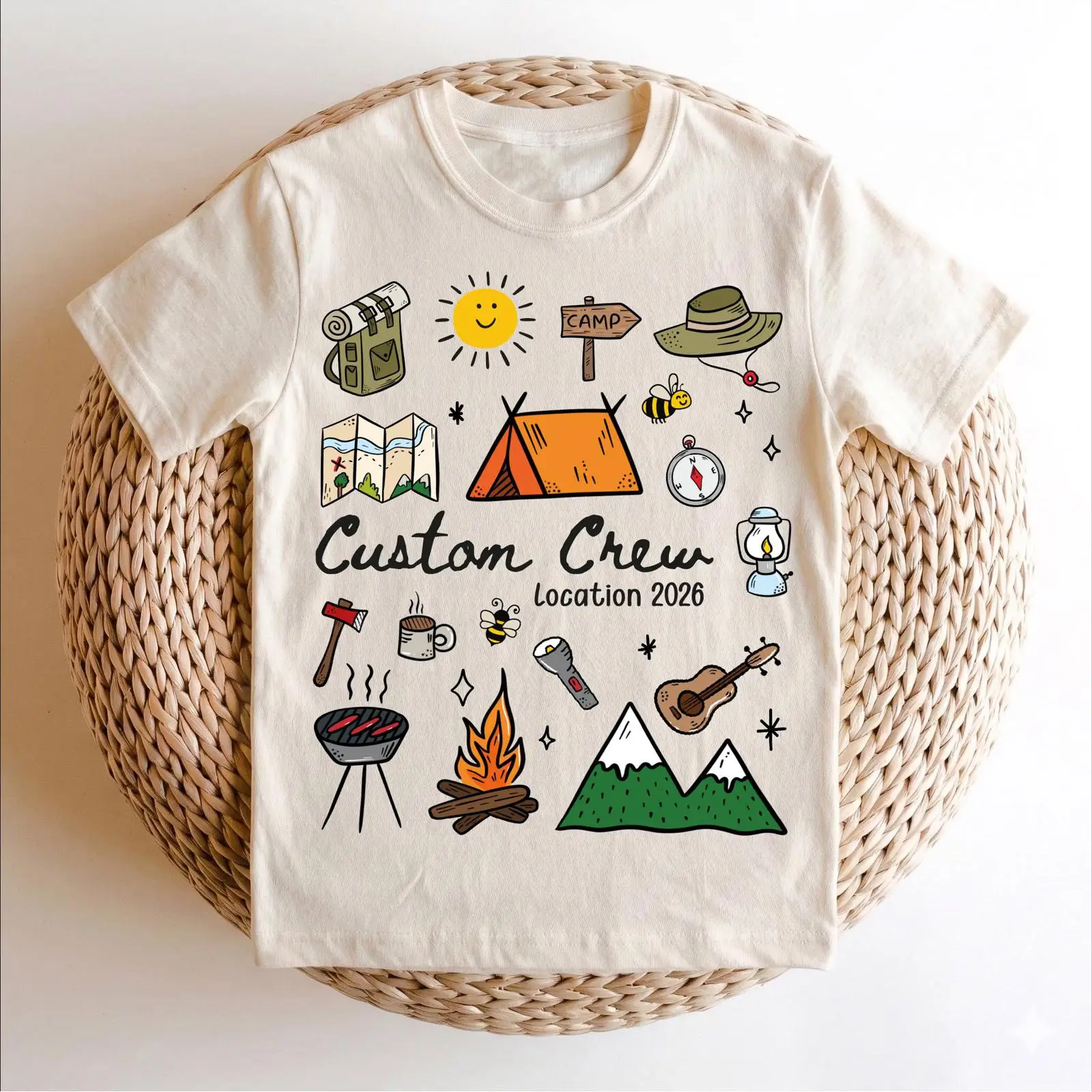 Custom Camping Crew 2026 T Shi - Outdoor Adventure Group 评论和价格