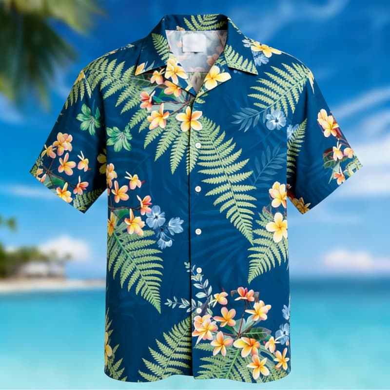 Men's Premium Hawaiian Floral  - Outdoor Adventure Vacations 评论和价格