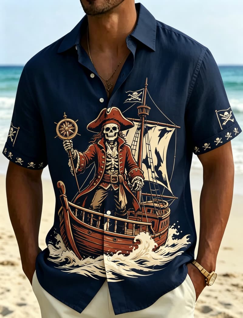 Men's Pirate Adventure Printed - Outdoor Adventure Vacations 评论和价格