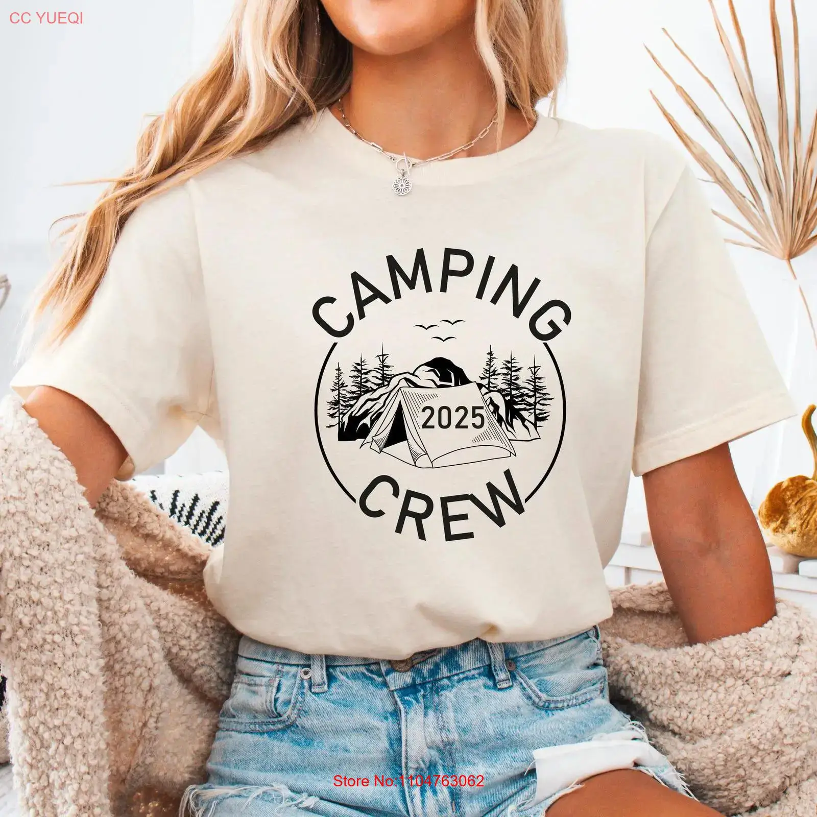 Camping Crew 2025 T Shirt For  - Outdoor Adventure Group 评论和价格
