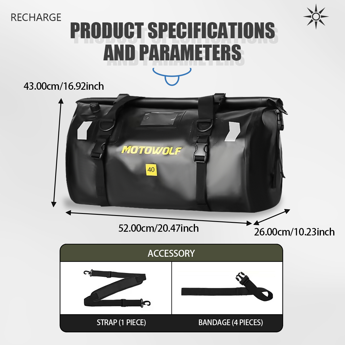 Waterproof Duffel Bag 40L/66L  - Outdoor Adventure Kayak 评论和价格