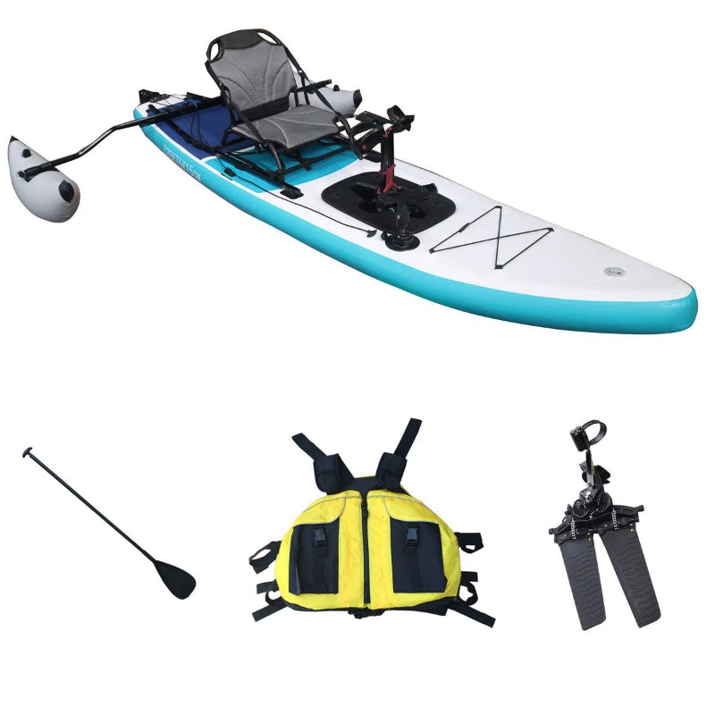 14ft Two-Person Inflatable Ped - Outdoor Adventure Kayak 评论和价格